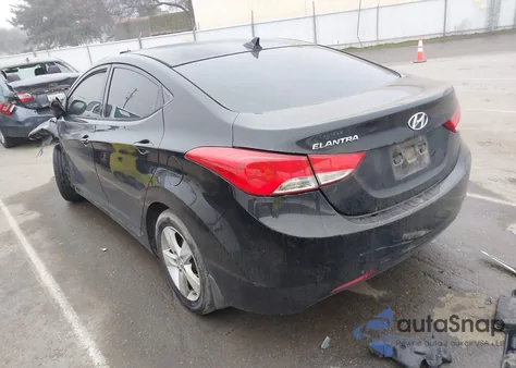 2013 Hyundai Elantra Gls z USA, uszkodzony, nr VIN 5NPDH4AE5DH274850